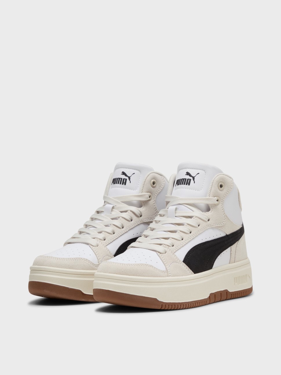 Кроссовки женские Puma Rebound Femme Mid SD молочные 40259501 — фото 4 — Sport City Кроссовки женские Puma Rebound Femme Mid SD молочные 40259501 — фото 4