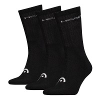 Шкарпетки HEAD ELEMENTS ALL SPORTS CREW 3P чорні 701229008001 изображение 1