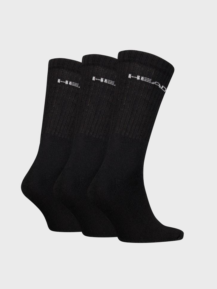 Шкарпетки HEAD ELEMENTS ALL SPORTS CREW 3P чорні 701229008001 изображение 3