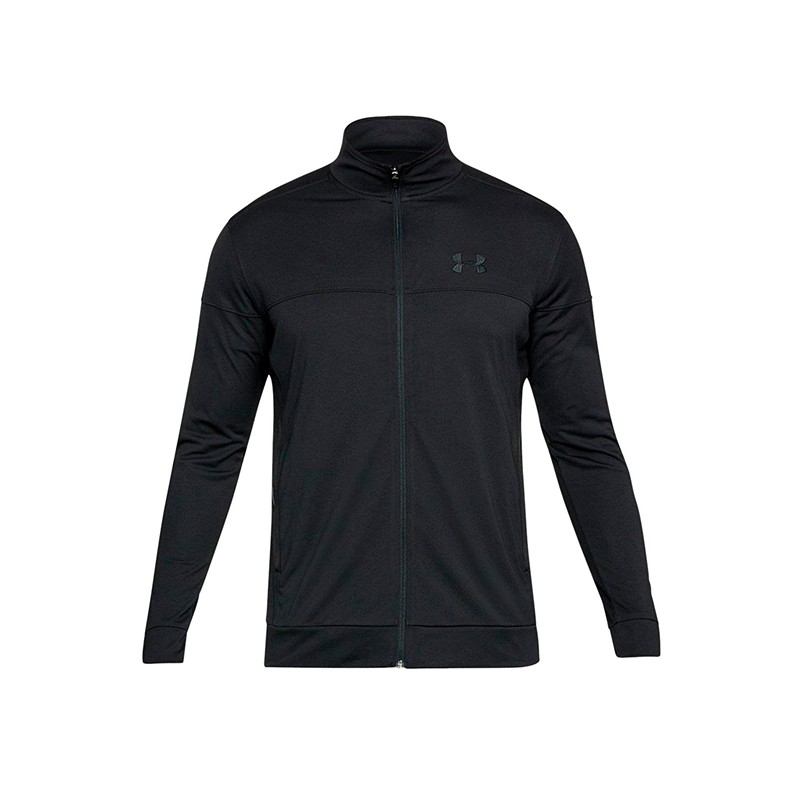 Толстовка мужская Under Armour Ua Sportstyle Pique Trck Jkt черная 1313204-001 изображение 1