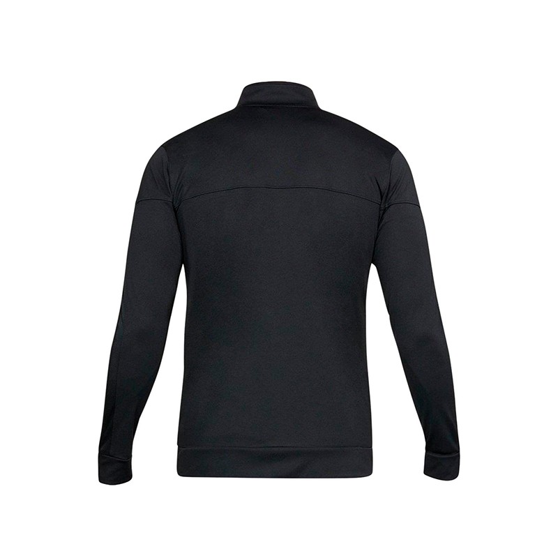 Толстовка чоловіча Under Armour Ua Sportstyle Pique Trck Jkt чорна 1313204-001 — фото 2 — Sport City Толстовка чоловіча Under Armour Ua Sportstyle Pique Trck Jkt чорна 1313204-001 — фото 2