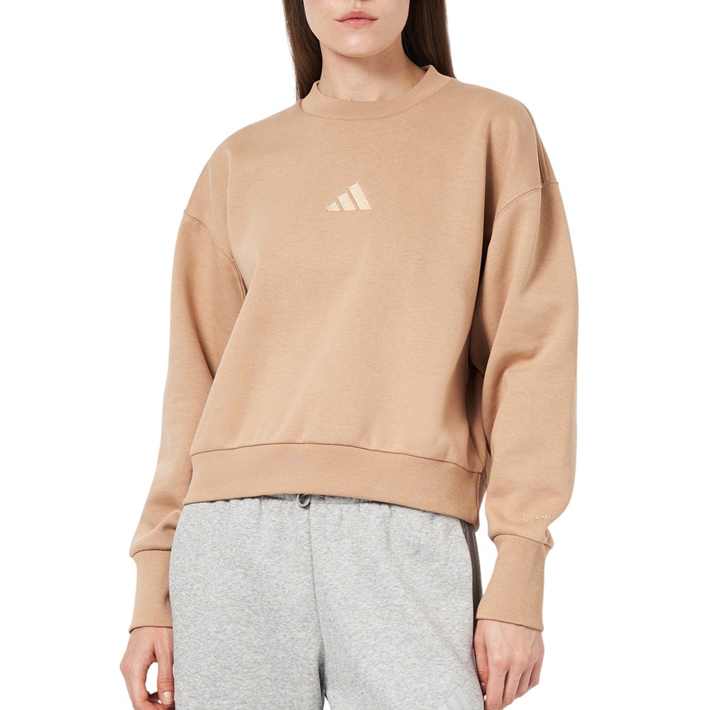 Толстовка женская Adidas W ALL SZN SWT бежевая JV7256