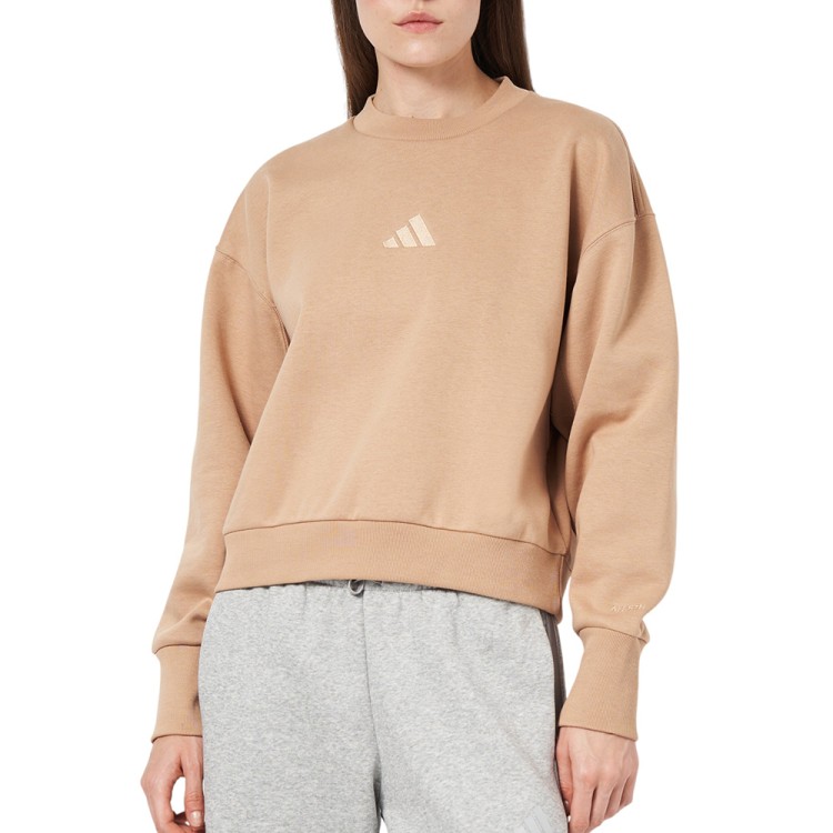Толстовка женская Adidas W ALL SZN SWT мокко JV7256