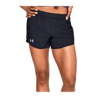 Шорти жіночі Under Armour W Ua Fly By 2.0 Short чорний 1350196-001 изображение 3