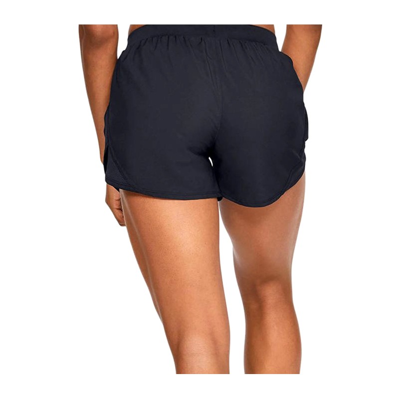 Шорты  женские Under Armour Ua Fly By 2.0 Short черные 1350196-001 изображение 5