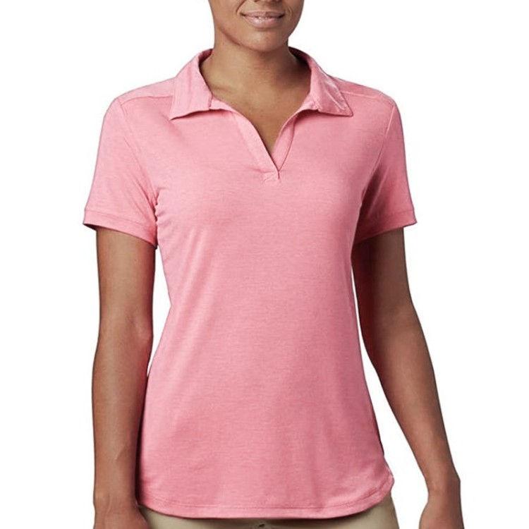 Футболка-поло женская Columbia Essential Elements ™ Polo розовая 1885581-699 изображение 1