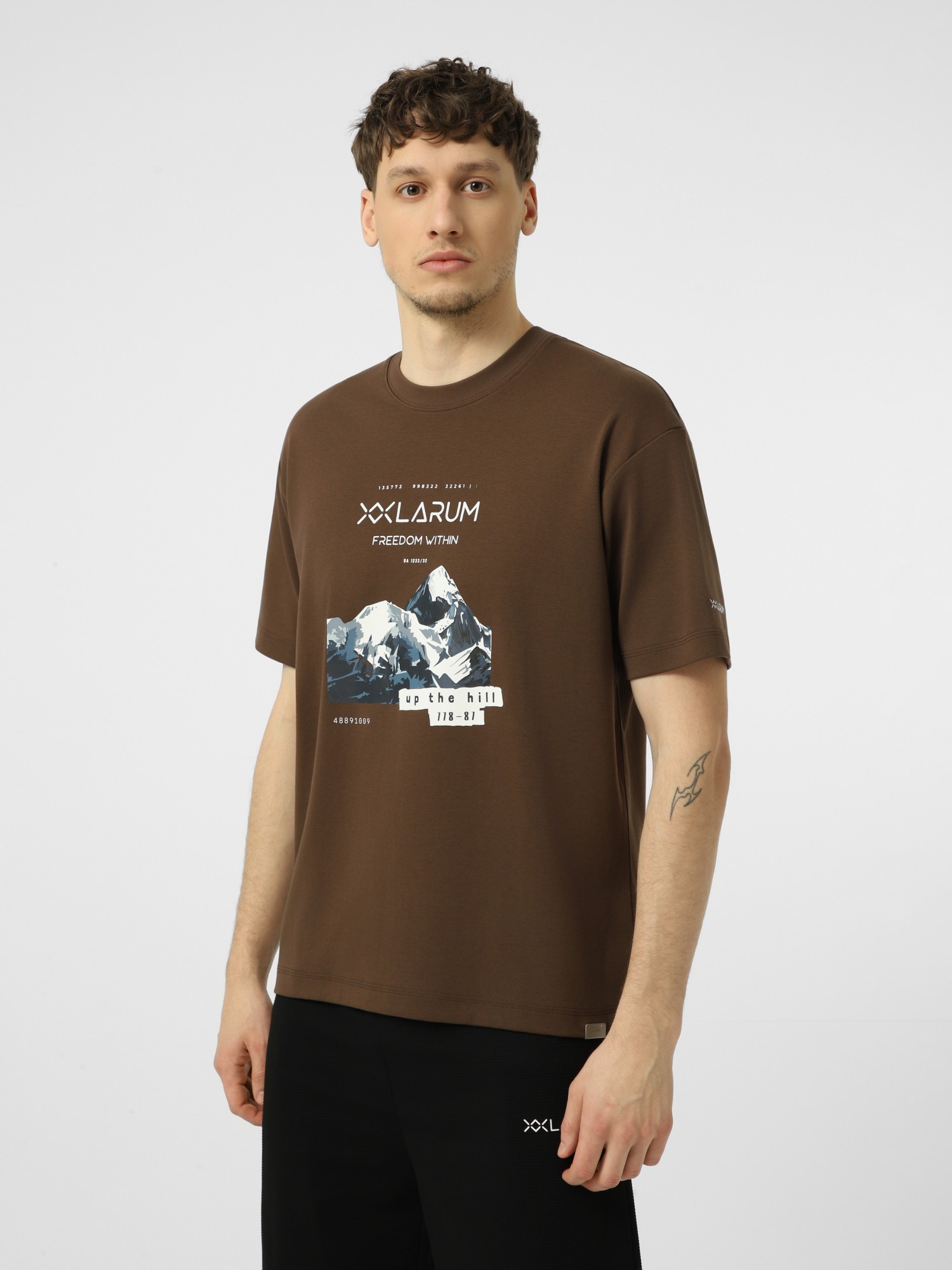 Футболка чоловіча Larum Ravess мокко 902605-240 изображение 2