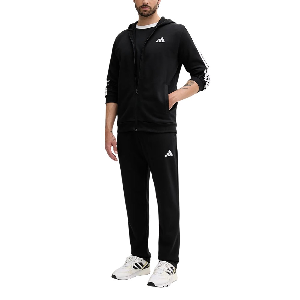 Костюм мужской Adidas M 3S FL HD TS черный JL8599