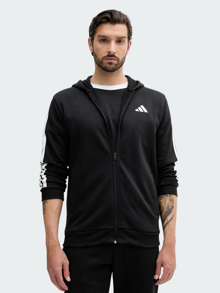 Костюм мужской Adidas M 3S FL HD TS черный JL8599 изображение 4