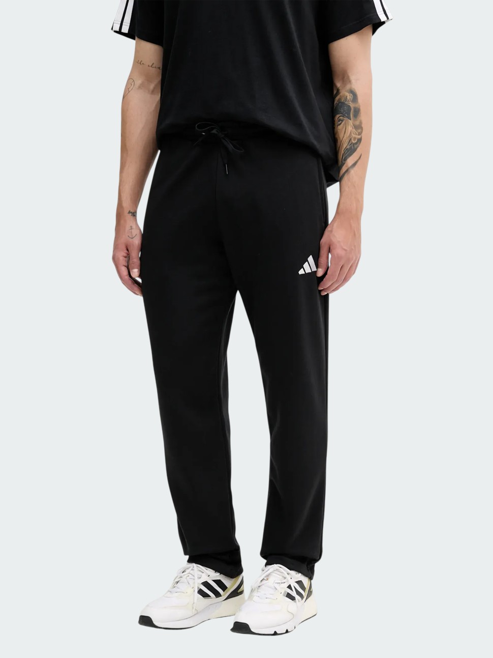 Костюм мужской Adidas M 3S FL HD TS черный JL8599 — фото 5