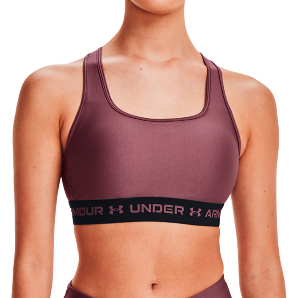 Бра жіноче Under Armour Ua Crossback Mid Bra фіолетове 1361034-554 — фото 1