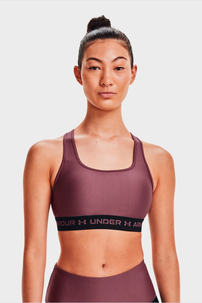 Бра женский Under Armour Ua Crossback Mid Bra фиолетовый 1361034-554 изображение 2