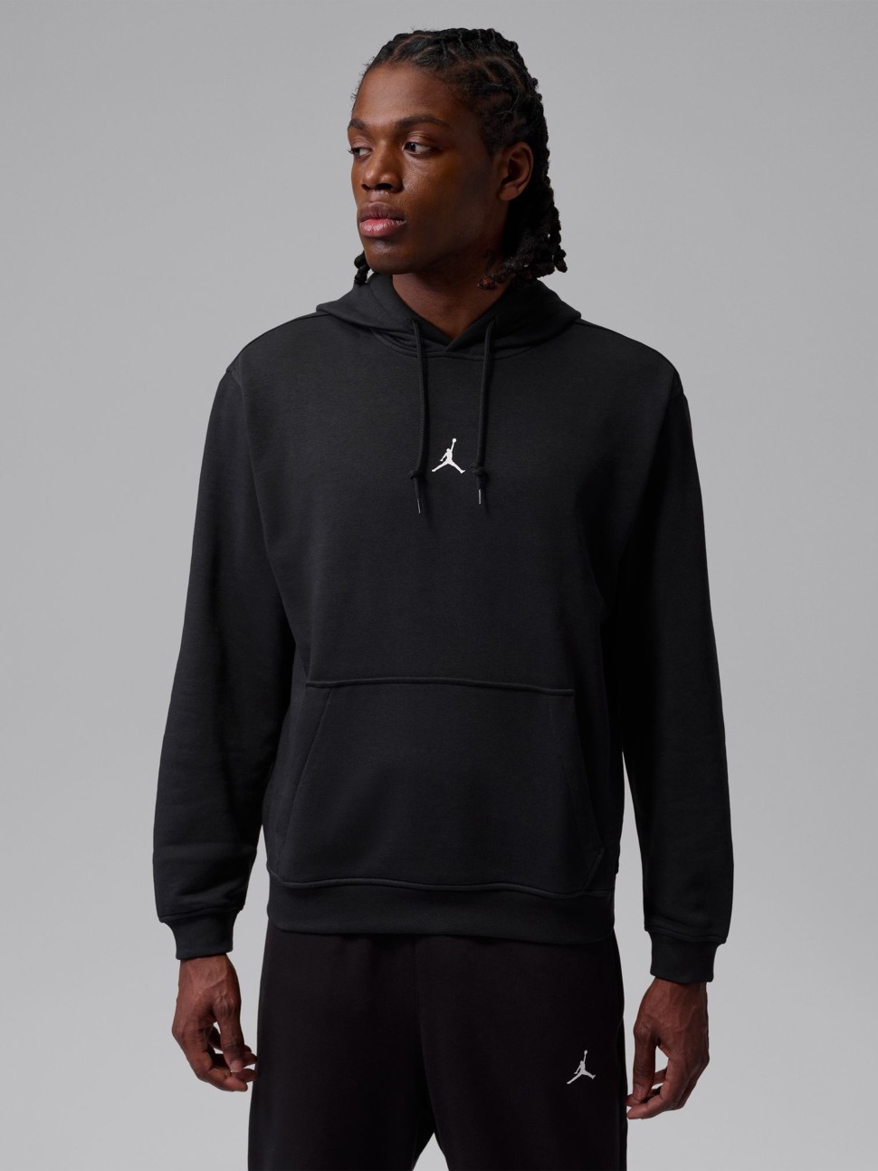 Толстовка мужская Nike M J DF SPT CSVR FLC PO HDY черная IM7656-010 — фото 2