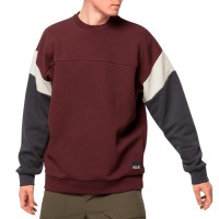 Толстовка чоловіча Jack Wolfskin 365 Crew M бордова 1709821-2185 изображение 1