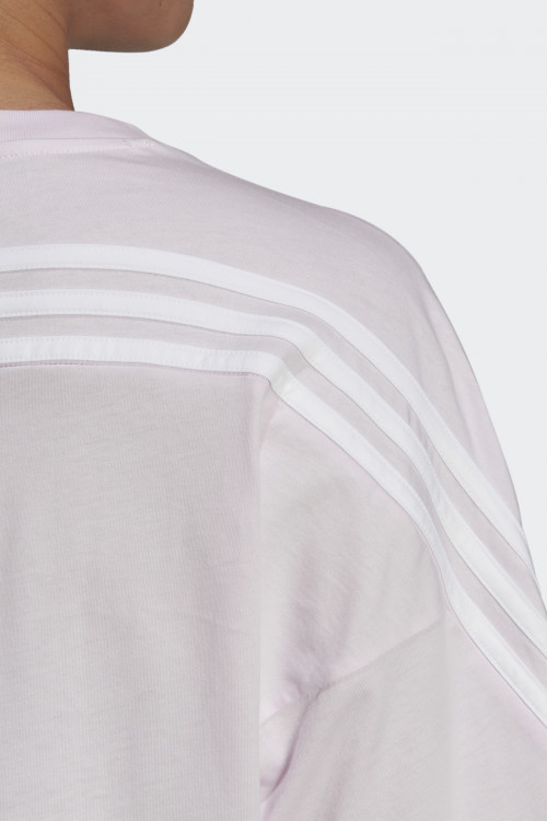 Футболка женская Adidas W Fi 3S Tee розовая HE0311 изображение 4