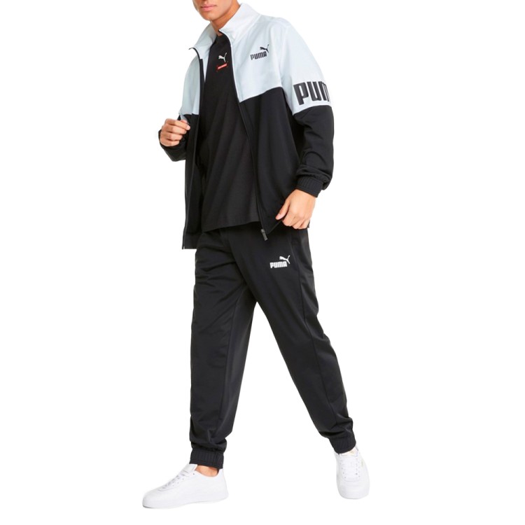 Костюм мужская Puma Power Colorblock Poly Suit черный 84810801 изображение 1