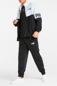 Костюм мужская Puma Power Colorblock Poly Suit черный 84810801 изображение 2