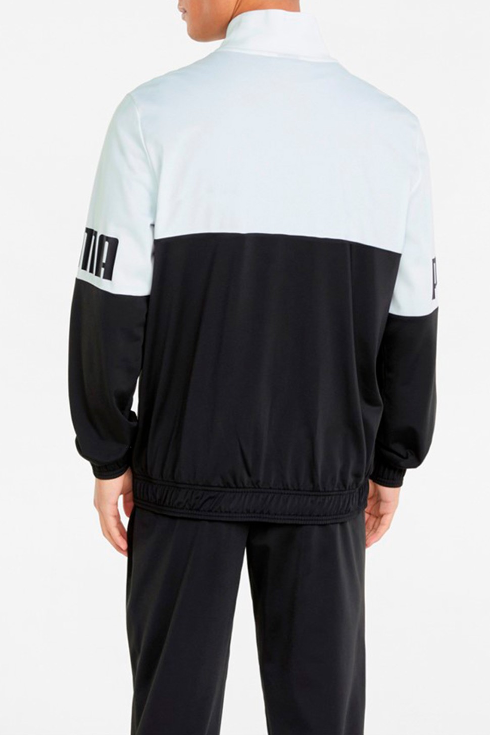 Костюм чоловічий Puma Power Colorblock Poly Suit чорний 84810801 — фото 3