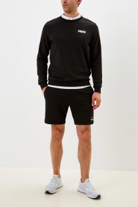 Толстовка мужская Puma Ess Puma Crew Sweat Tr черная 84723101 изображение 3