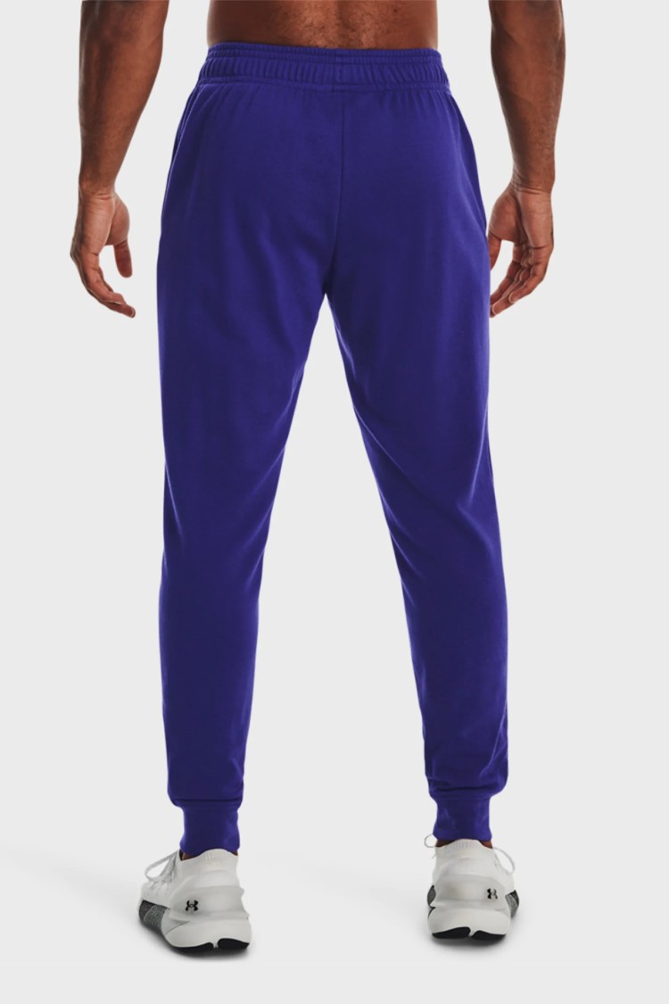 Штани чоловічі Under Armour UA RIVAL TERRY JOGGER сині 1361642-468 изображение 4