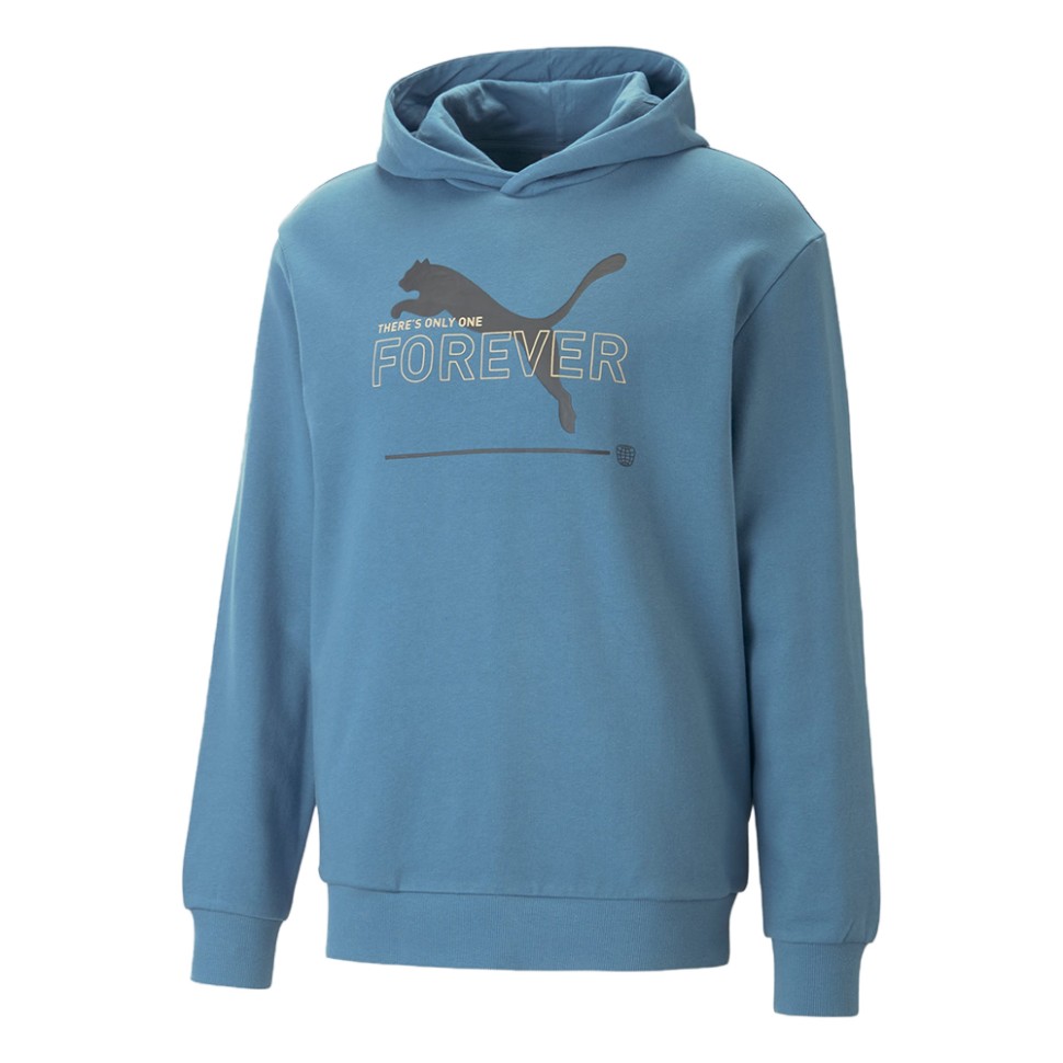 Толстовка чоловіча Puma ESS BETTER Hoodie TR блакитна 67329317 — фото 1