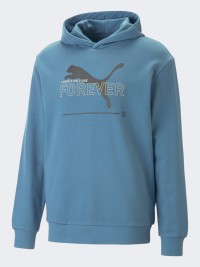 Толстовка чоловіча Puma ESS BETTER Hoodie TR блакитна 67329317 изображение 5