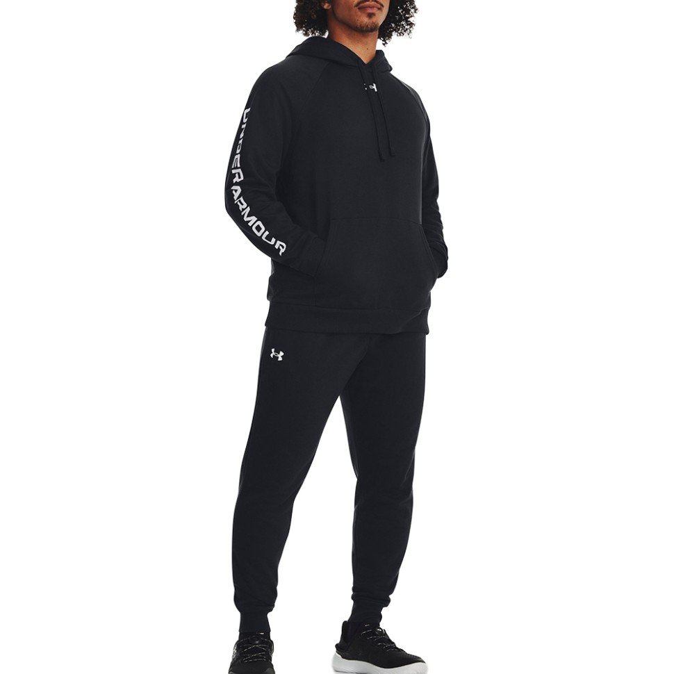 Костюм чоловічий Under Armour UA Rival Fleece Suit чорний 1379768-001 — фото 1