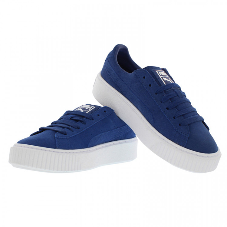 Кеды женские Puma Suede Creeper Core Peacoat синие 36222302 изображение 2