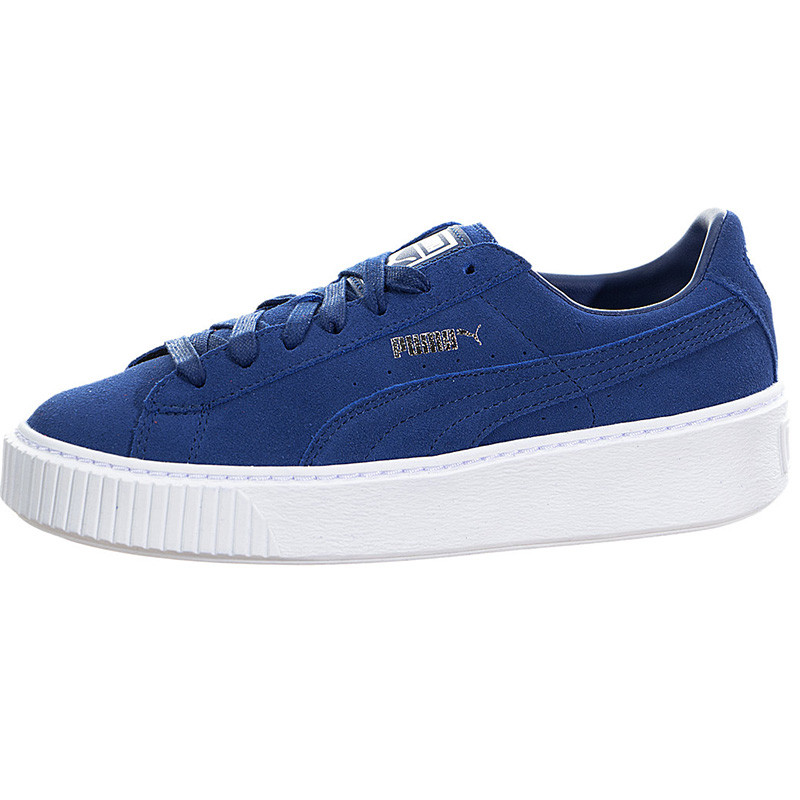 Кеды женские Puma Suede Creeper Core Peacoat синие 36222302 изображение 4