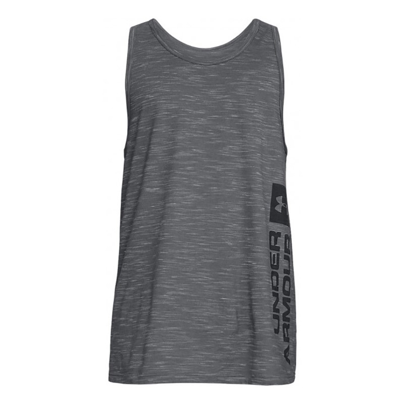 Майка мужская Under Armour Sportstyle Graphic Tank серая 1305700-040 — фото 1