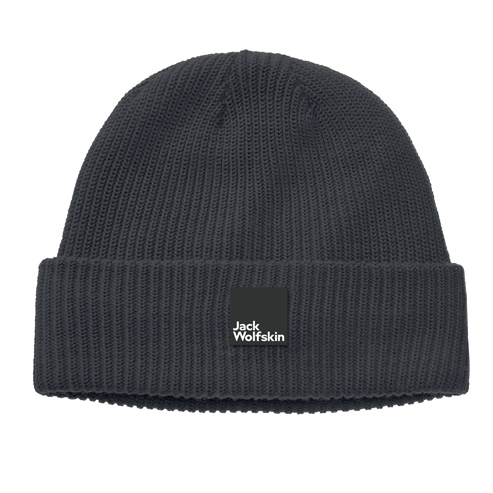 Шапка чоловіча Jack Wolfskin  PERGAMON BEANIE темно-сіра 1910701-6350 изображение 1