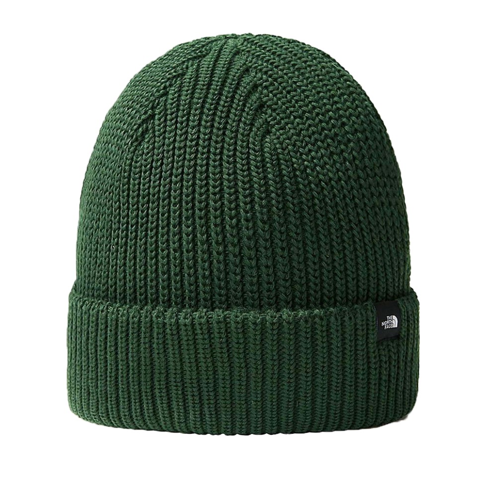 Шапка  The North Face FISHERMAN BEANIE зеленая NF0A55JGI0P1 изображение 1