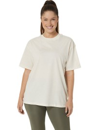 Футболка жіноча Asics ASICS LOGO TEE бежева 2032C843-201 изображение 2