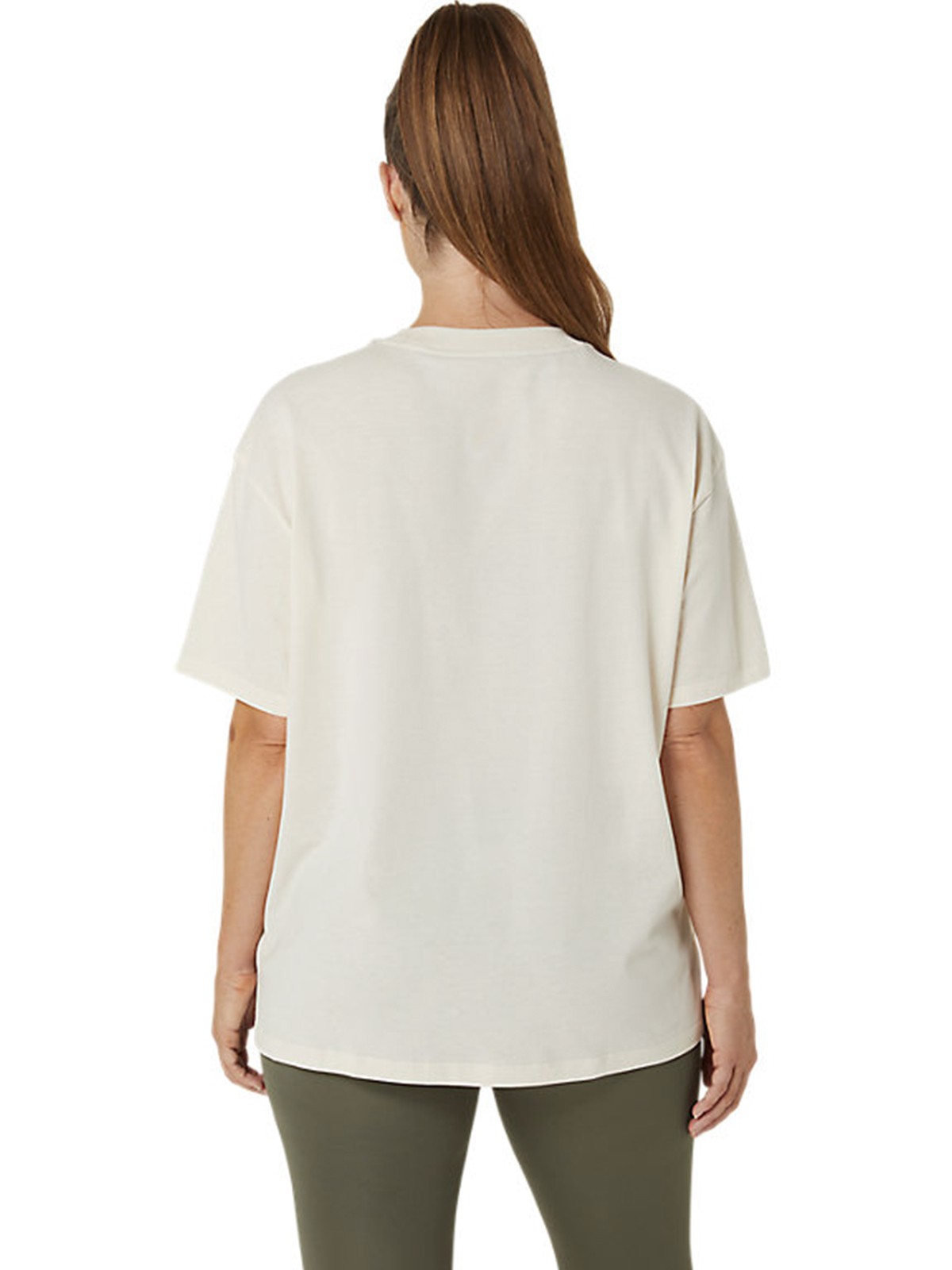 Футболка женская Asics ASICS LOGO TEE бежевая 2032C843-201 изображение 3