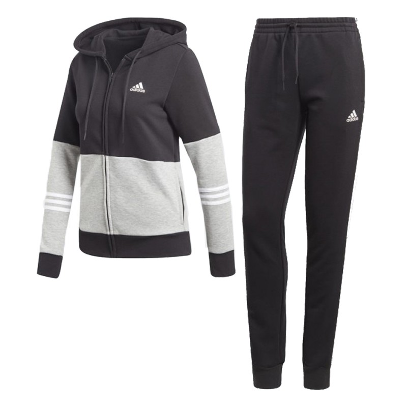Костюм женский Adidas Cotton Energize серый DX0767 — фото 1