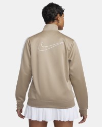Толстовка женская Nike W NSW PK JKT SW бежевая FZ7280-247 изображение 2