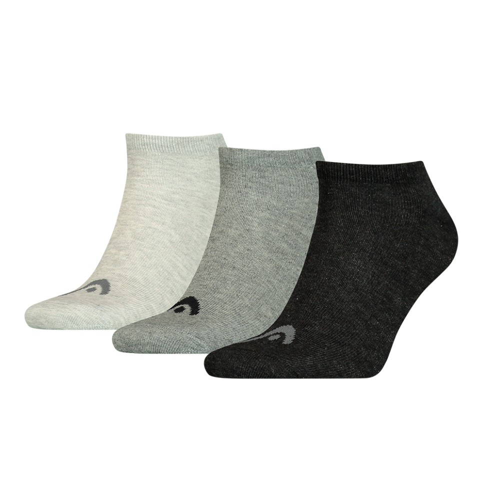 Носки HEAD SNEAKER 3P UNISEX серые 761010001005 изображение 1