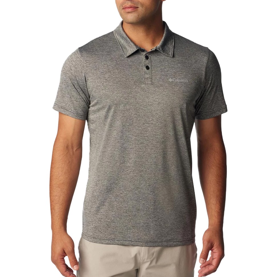 Поло мужское Columbia HIKE™ POLO черное 1990401-011 изображение 1