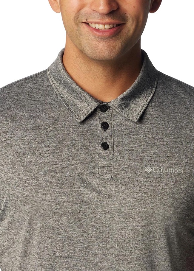 Поло мужское Columbia HIKE™ POLO черное 1990401-011 изображение 4