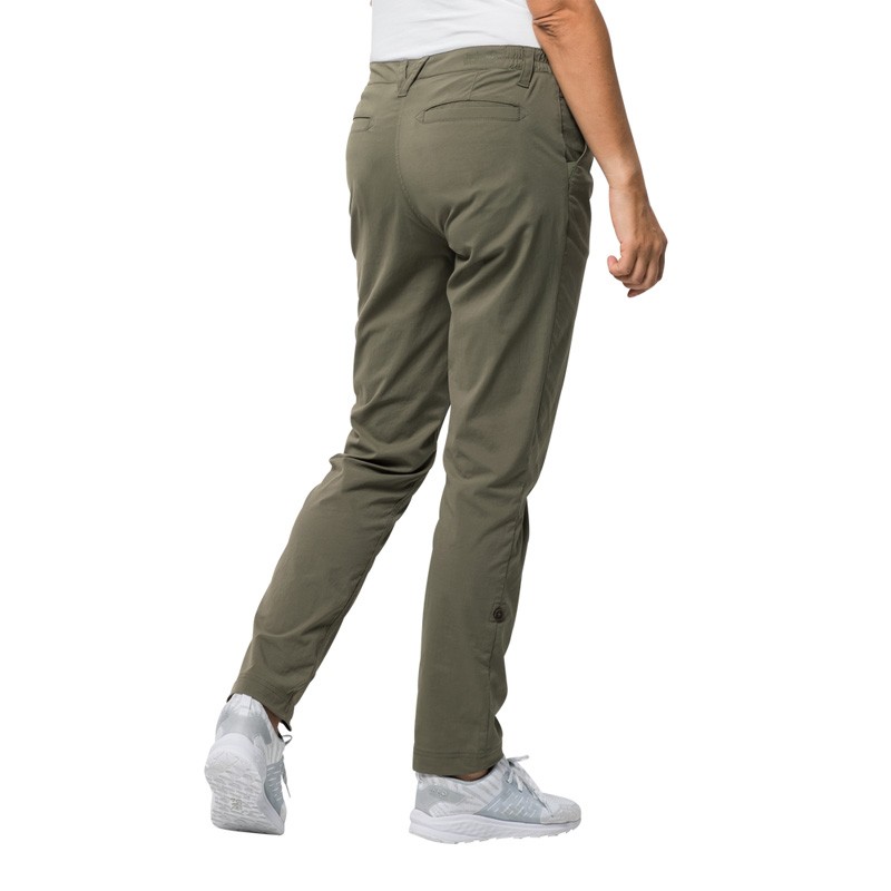 Брюки женские Jack Wolfskin хаки 1505281-5052 изображение 2