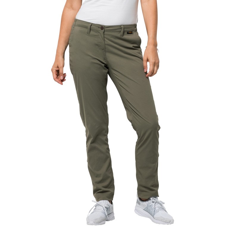 Брюки женские Jack Wolfskin хаки 1505281-5052 изображение 3