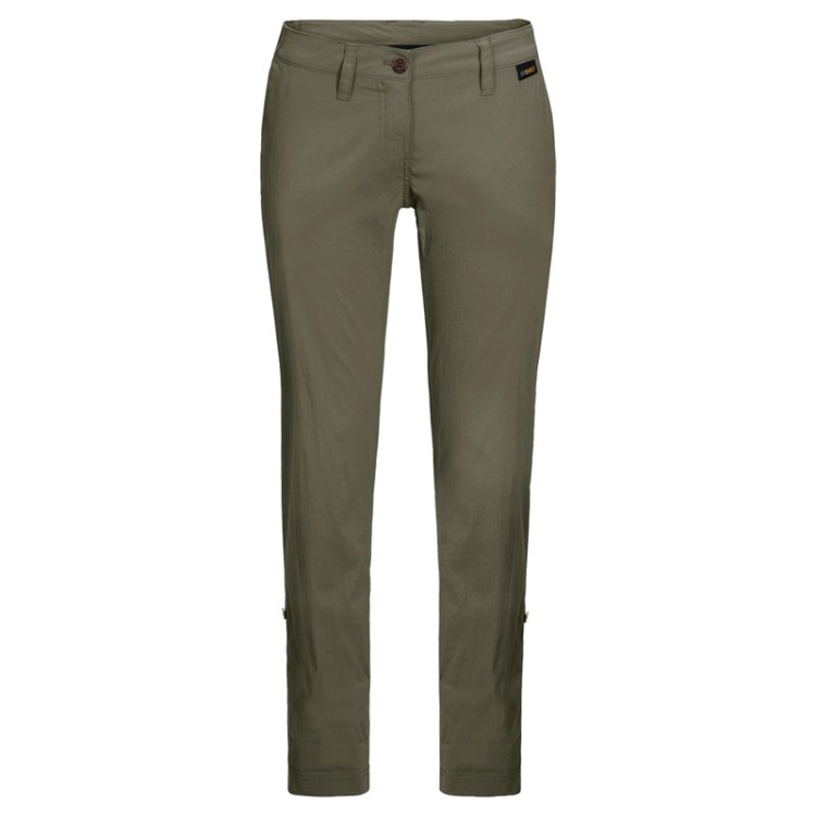 Брюки женские Jack Wolfskin хаки 1505281-5052 изображение 1