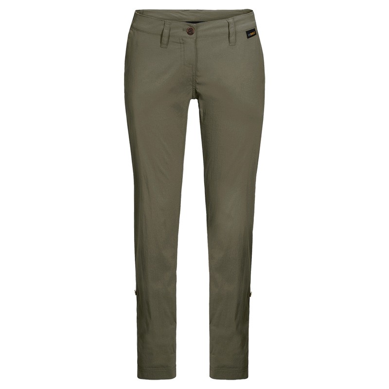 Брюки женские Jack Wolfskin хаки 1505281-5052 — Sport City Брюки женские Jack Wolfskin хаки 1505281-5052