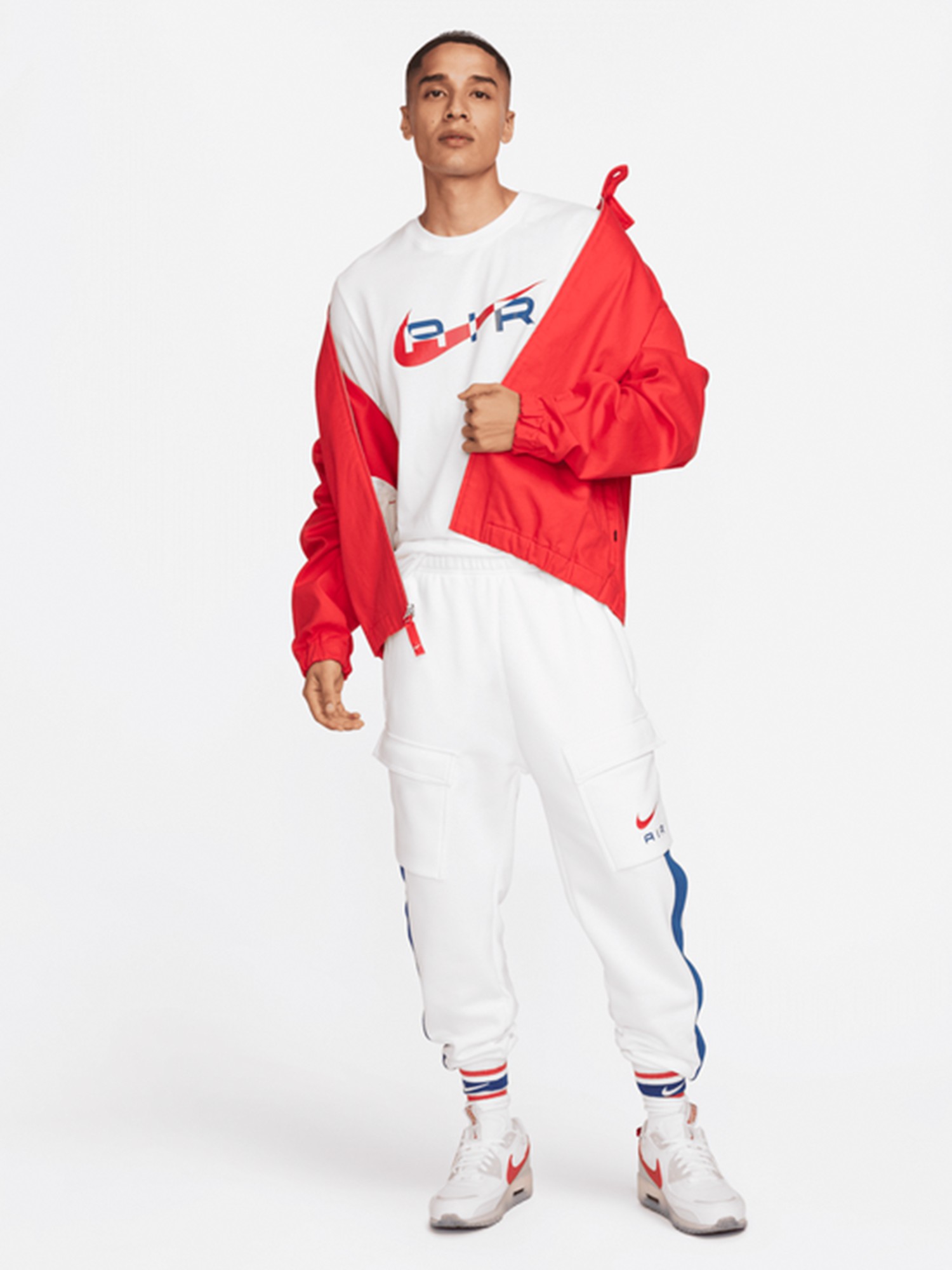 Футболка чоловіча Nike M NSW SW AIR GRAPHIC TEE біла FN7704-101 изображение 6