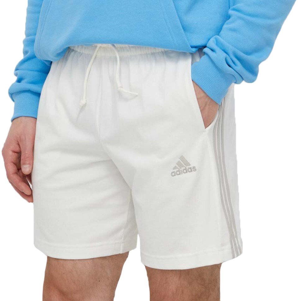 Шорти чоловічі Adidas M 3S SJ 7 SHO молочні IS1380 — фото 1