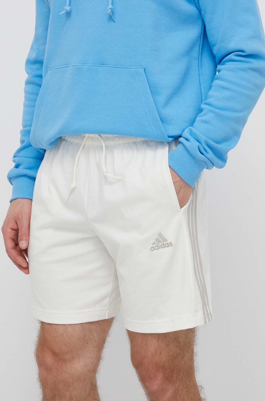 Шорти чоловічі Adidas M 3S SJ 7 SHO молочні IS1380 — фото 2
