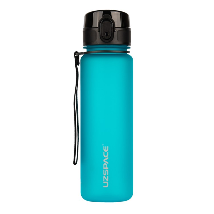 Бутылка для воды UZSPACE Frosted голубая 3026-400 изображение 1