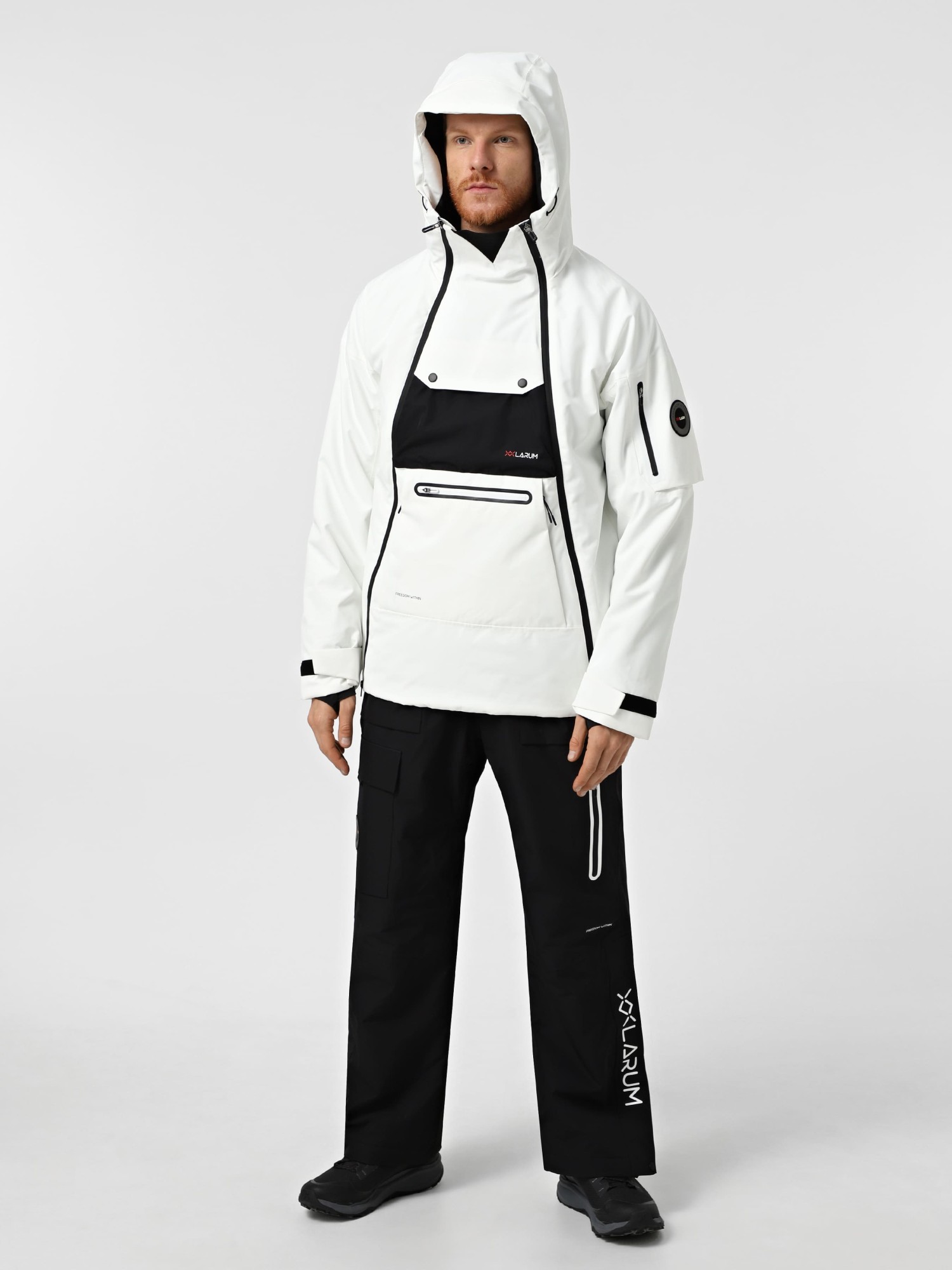 Куртка чоловіча Larum Swift біла 302502-100 изображение 4