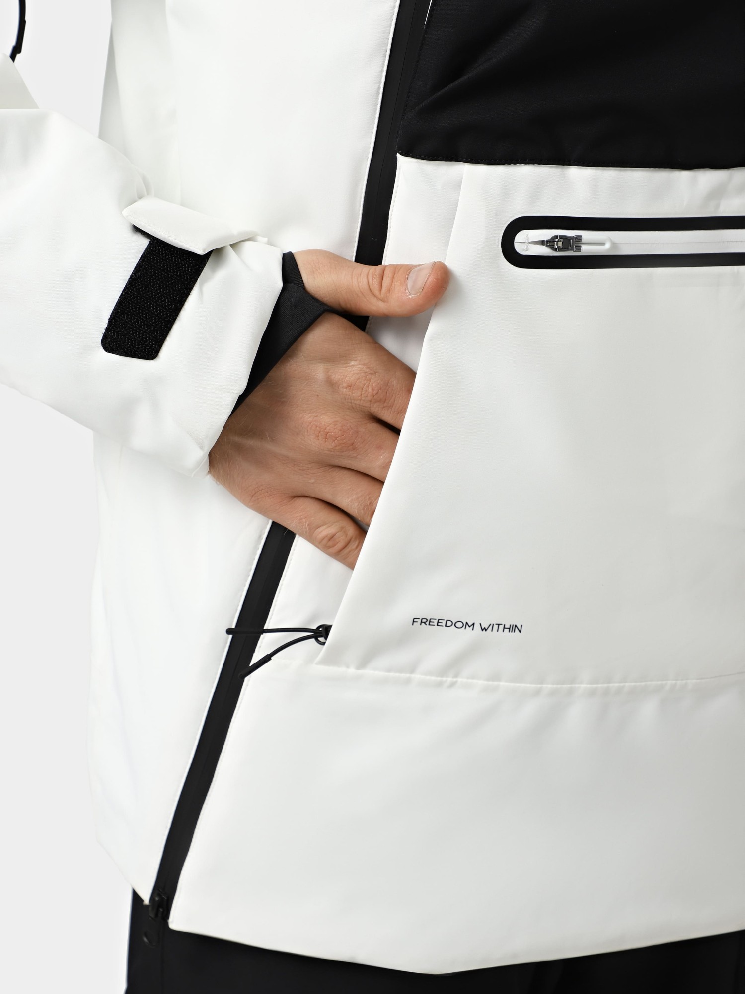 Куртка чоловіча Larum Swift біла 302502-100 изображение 5