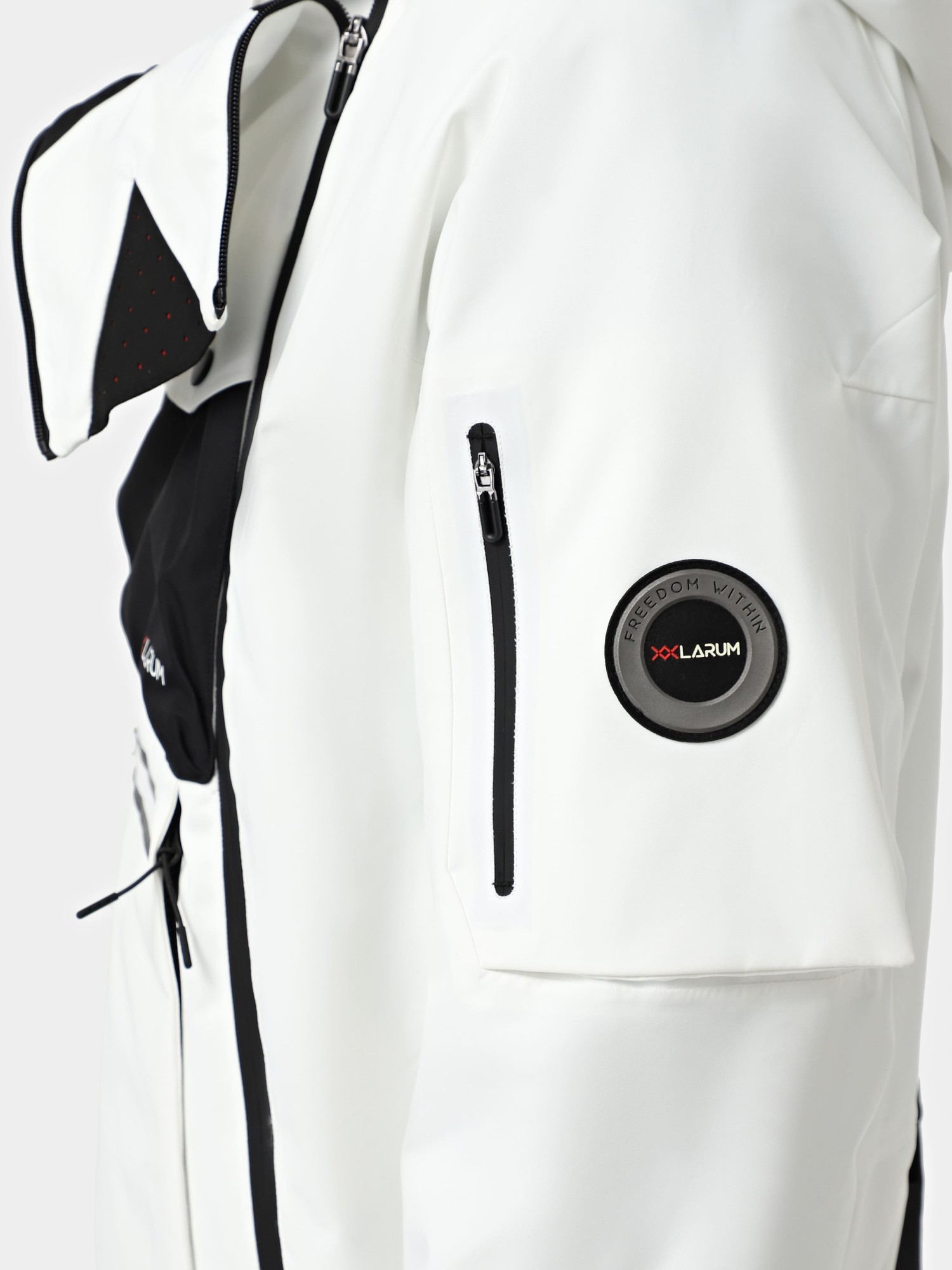 Куртка чоловіча Larum Swift біла 302502-100 изображение 6